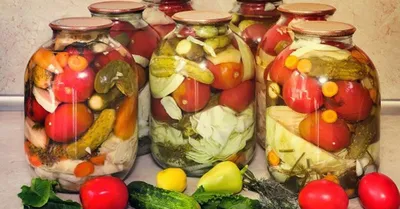 Фото, картинка, изображение: различия в консервации овощей