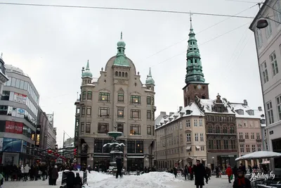 Копенгаген в снежном наряде: Выберите размер изображения