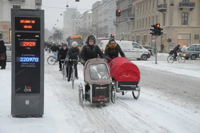 Зимняя атмосфера Копенгагена: Скачайте картинку в JPG, PNG, WebP