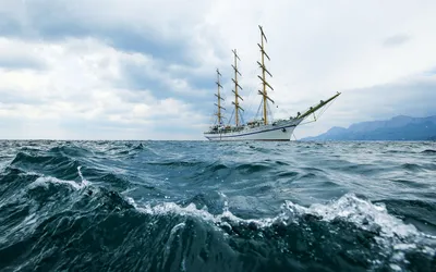 Фото корабля в море: Потрясающая графика в Full HD 