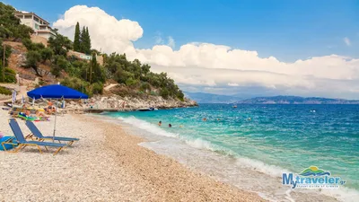 Фото пляжей Корфу с голубой лагуной