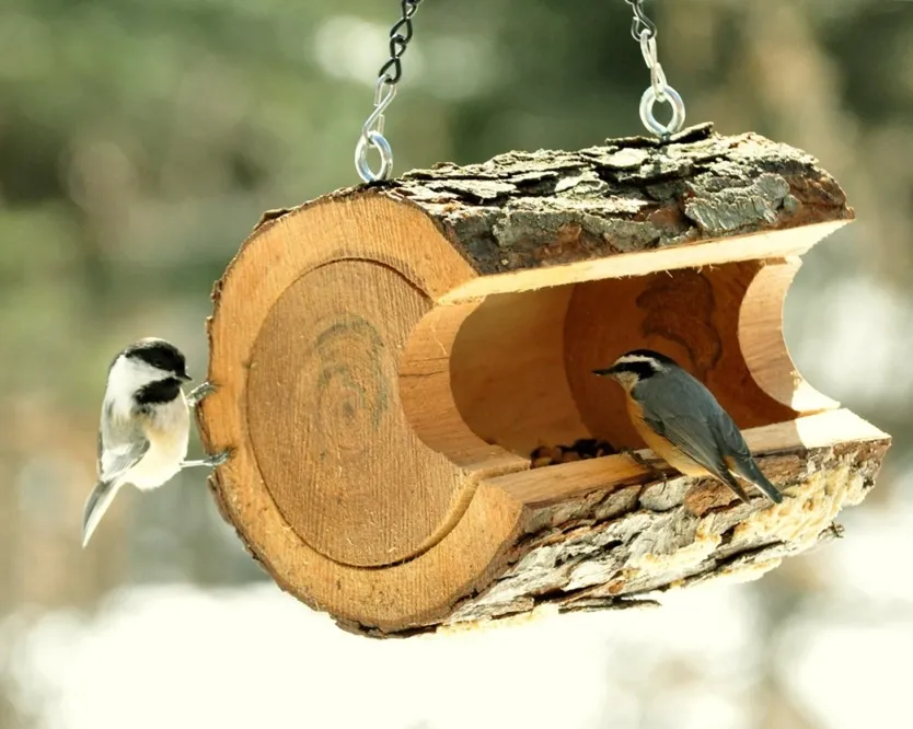 Деревянные кормушки для птиц своими руками