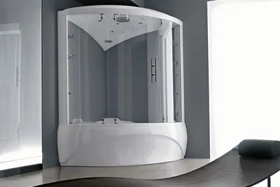 Фото Короб в ванной: стильные акценты в дизайне ванной комнаты