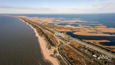 Фотография косы на азовском море: природная красота