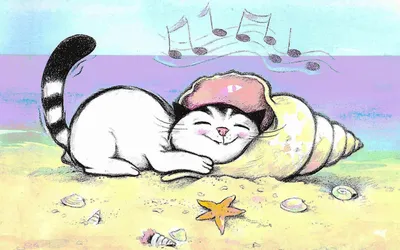 Фото кошки на пляже: история одного летнего дня
