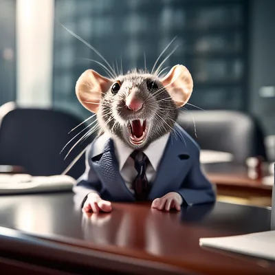 Фотография крысы в костюме: выберите формат для скачивания