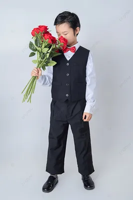 Стильное изображение костюма розы