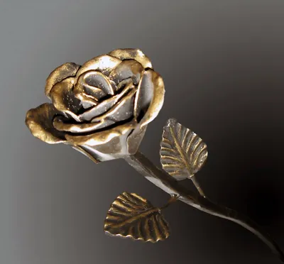 Кованая роза настоящим искусством - скачивайте в любом формате