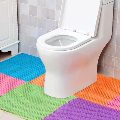 Вдохновение для ковриков в ванную, которые можно сделать самостоятельно (Фото)