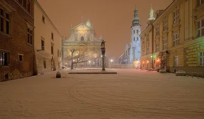 Краков зимой  фото