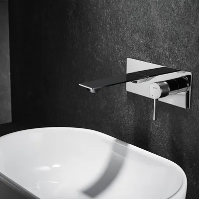 4K изображения крана в ванной комнате