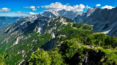 Пейзаж Краньской горы на рабочий стол – красота в одно нажатие 