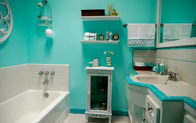 Новые фотографии крашеной ванной комнаты