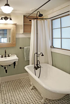 Крашеная ванная комната: фото с необычными решениями