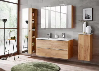 Мебель для ванной: стильные и практичные решения