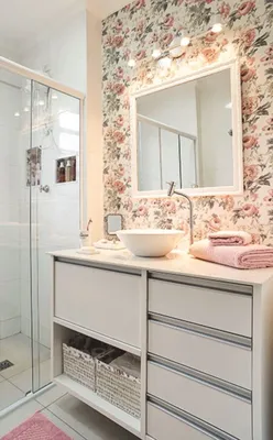 Ванная комната: фото-идеи красивой мебели