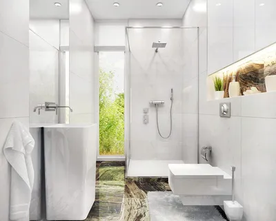 Фото красивой плитки в маленькую ванную: идеи для обновления интерьера
