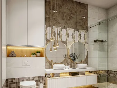 Фото красивой плитки в маленькую ванную: идеи для уютного интерьера