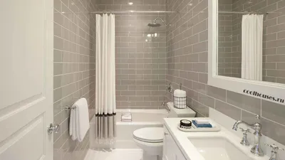 Как выбрать красивую плитку для маленькой ванной комнаты: фото советы