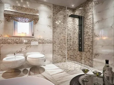 Изображения красивой плитки в 4K для ванной
