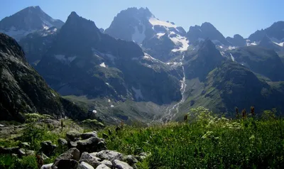 Волшебные панорамы красивых гор Кавказа на фото