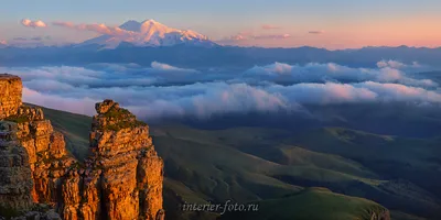 Фотографии с впечатляющими красотами гор Кавказа