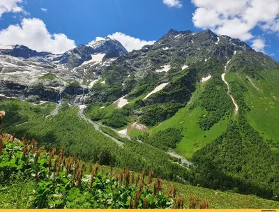 Фотографии с захватывающими видами гор Кавказа