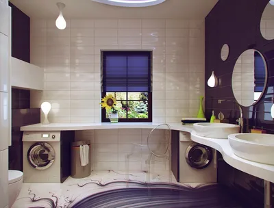 Фотографии красивых ванных комнат для небольших помещений