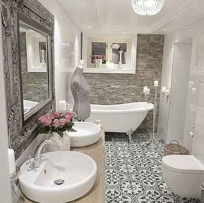 Ванные комнаты с оригинальным дизайном для небольших помещений