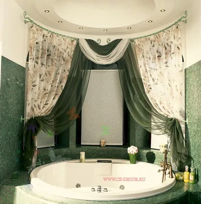Лучшие фото красивых штор в ванную: выберите размер и формат для скачивания