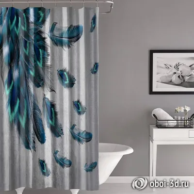 Фотографии штор, которые создадут атмосферу в вашей ванной комнате