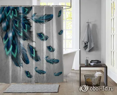 25 вариантов элегантных штор для ванной комнаты: фотогалерея
