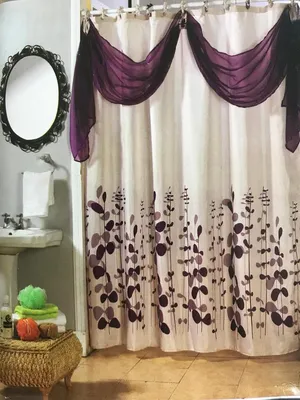Красивые шторы в ванную: новые изображения для вашей ванной комнаты