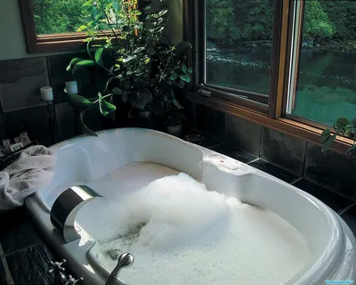 Красивые фото в ванной с пеной: выберите формат и размер для скачивания