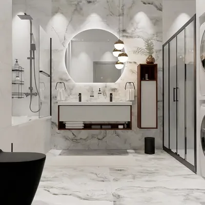 Фото красивых ванных комнат в квартире: выберите размер изображения и скачайте в форматах JPG, PNG, WebP