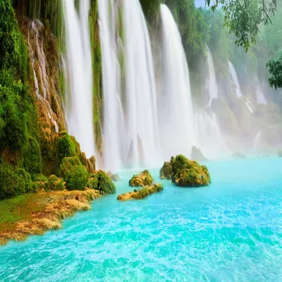 Фото красивого водопада мира в формате JPG для скачивания и наслаждения красотой