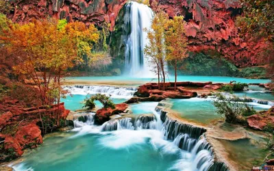 Фото красивого водопада мира в формате JPG для скачивания и использования на вашем устройстве