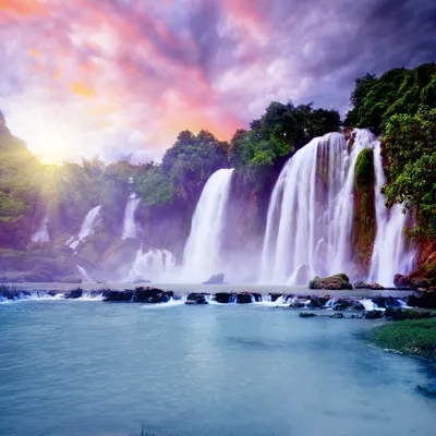 Импрессивная фотка водопада в формате PNG для вашего удовольствия