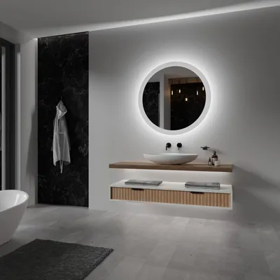 Функциональные зеркала для ванной комнаты: фото и вдохновение