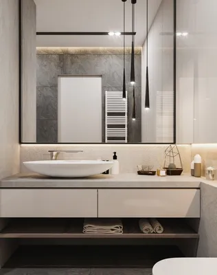 Уникальные и стильные зеркала для ванной комнаты: фото идеи для обновления интерьера