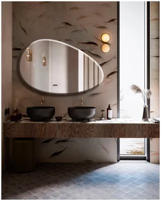 Фотографии зеркал в ванную комнату в формате PNG