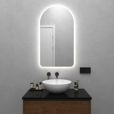 Фото красивых зеркал для ванной от 2024 года