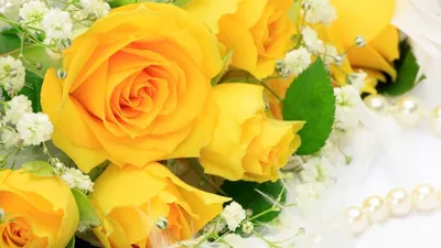 Картинка желтых роз для вашего удовольствия