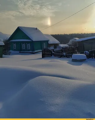 Фото живописных зимних пейзажей в деревне