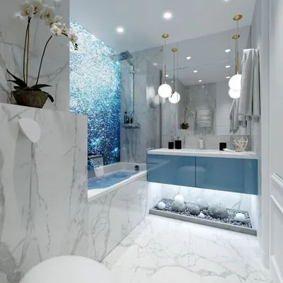 Красивый интерьер ванной комнаты: скачать фото в Full HD