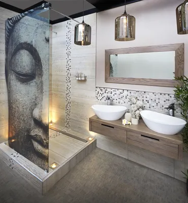 Фотографии красивого интерьера ванной комнаты в формате PNG