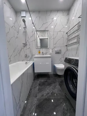 Как создать стильный интерьер ванной комнаты в черно-белых тонах: фото идеи