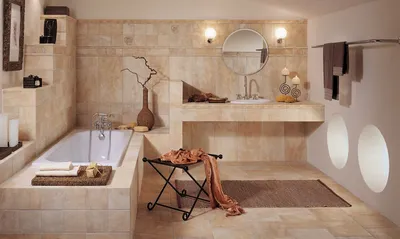 Как создать эффект простора с помощью красивого кафеля в ванной комнате