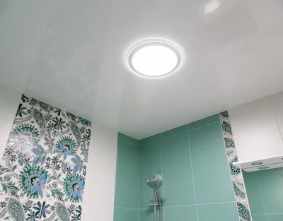 Фотография потолка в ванной: выберите формат