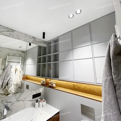 Фото потолка в ванной комнате в Full HD